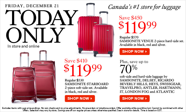 samsonite online sale