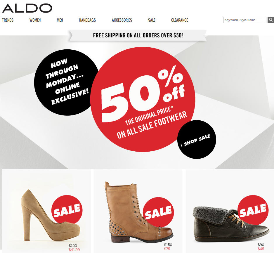 aldo shoes sale